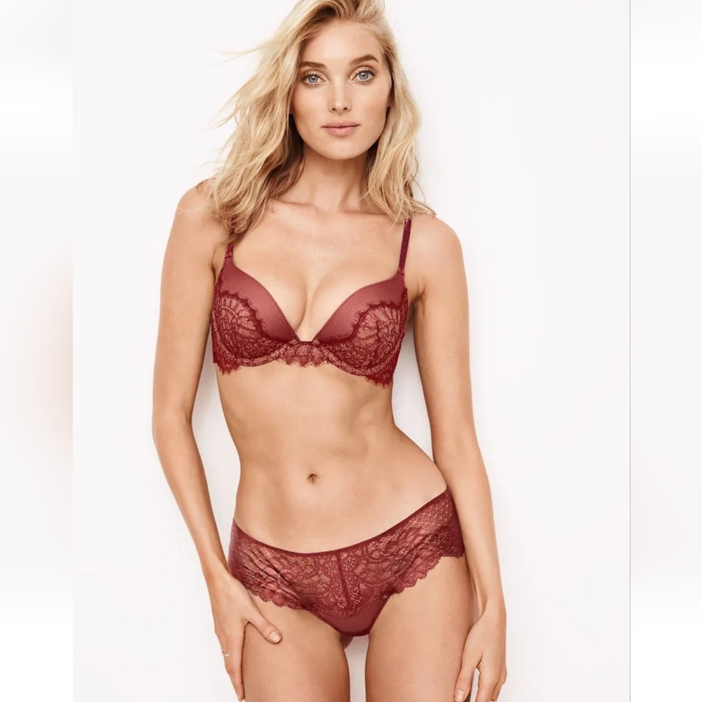 NIP Victoria's Secret DREAM ANGELS Push Up Bra Desire With Evening Blush 32B